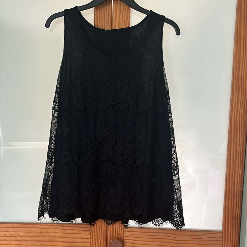 Lace tank top